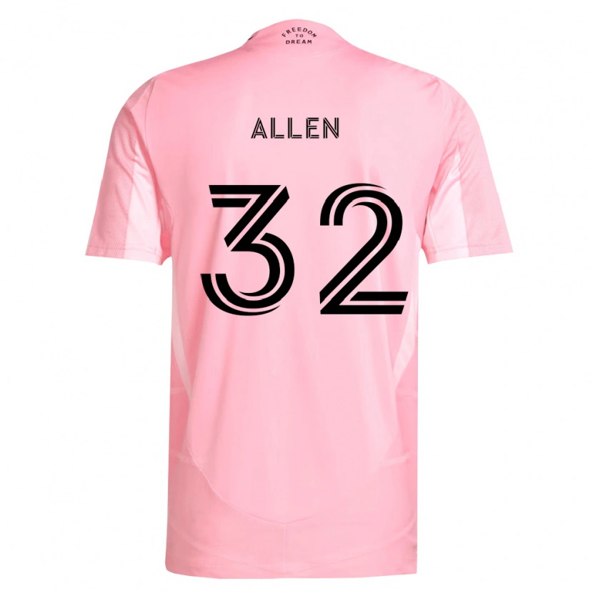 Danxen Kid Noah Allen #32 Pink Black Home Jersey 2026/27 T-Shirt