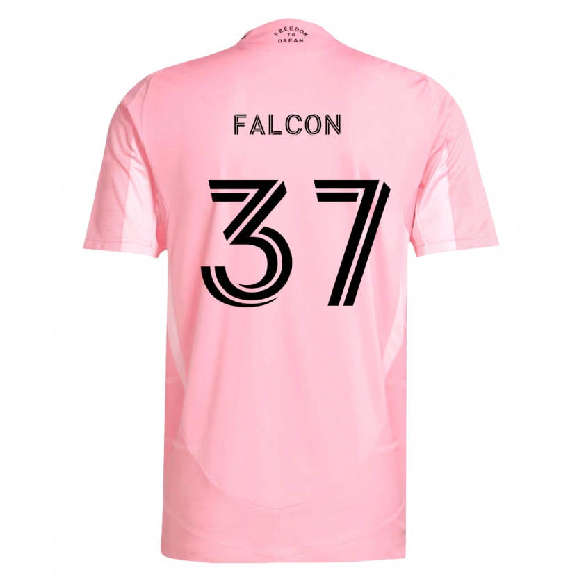 Danxen Kid Maximiliano Falcón #37 Pink Black Home Jersey 2026/27 T-Shirt