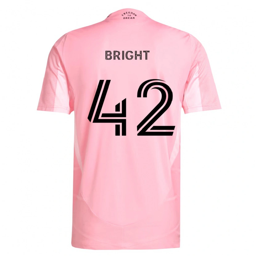 Danxen Kid Yannick Bright #42 Pink Black Home Jersey 2026/27 T-Shirt