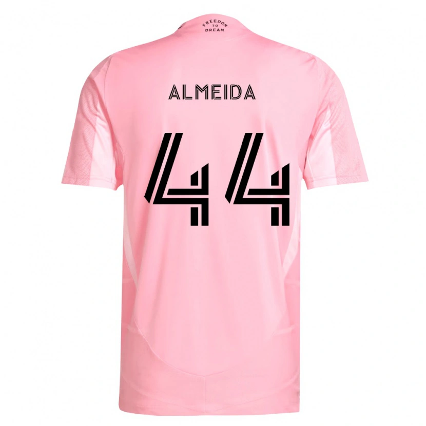 Danxen Kid Nicholas Almeida #44 Pink Black Home Jersey 2026/27 T-Shirt