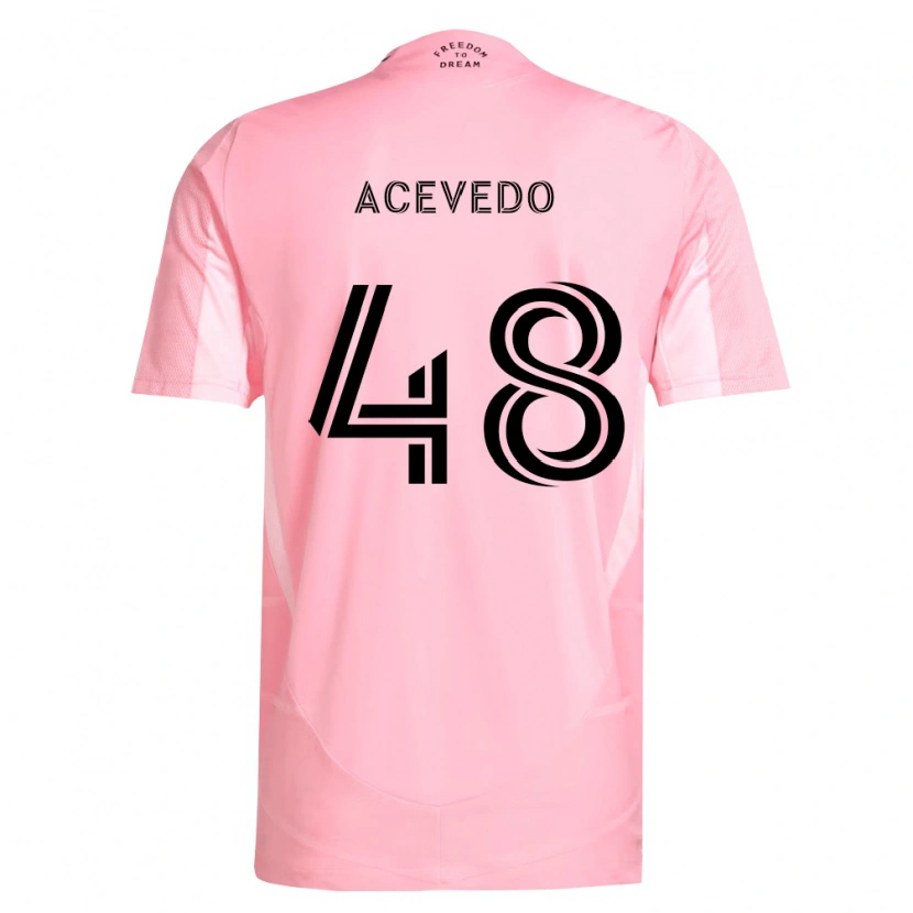 Danxen Kid Matías Acevedo #48 Pink Black Home Jersey 2026/27 T-Shirt