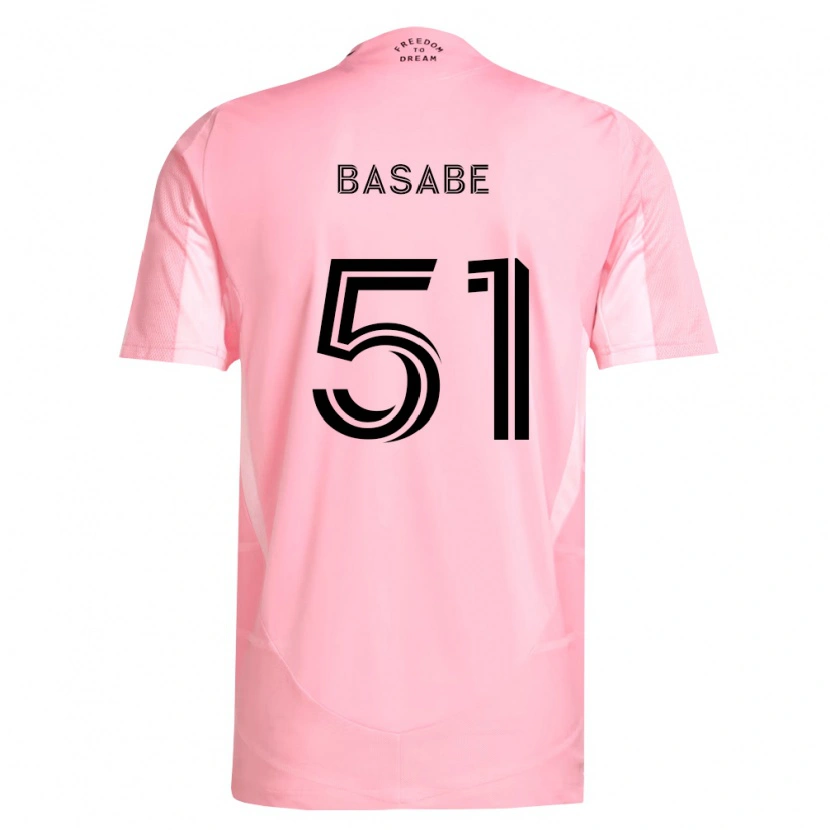 Danxen Kid Samuel Basabe #51 Pink Black Home Jersey 2026/27 T-Shirt