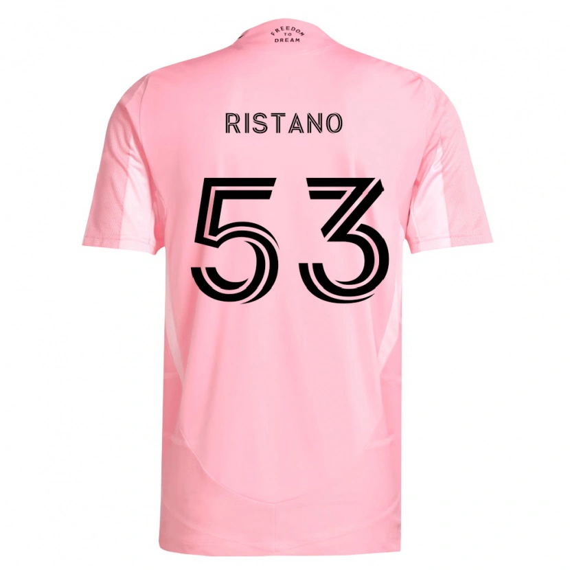 Danxen Kid Alejo Ristano #53 Pink Black Home Jersey 2026/27 T-Shirt