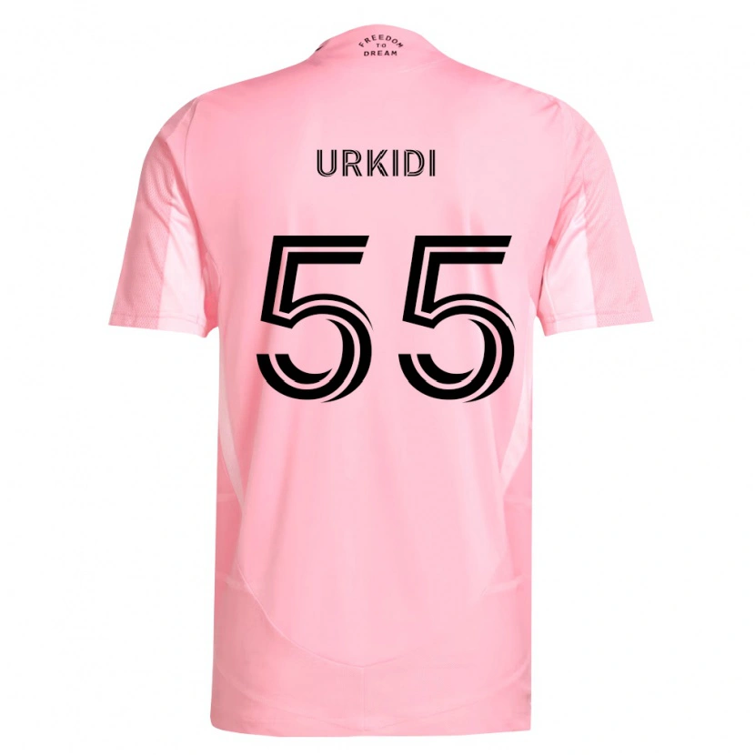 Danxen Kid Ian Urkidi #55 Pink Black Home Jersey 2026/27 T-Shirt