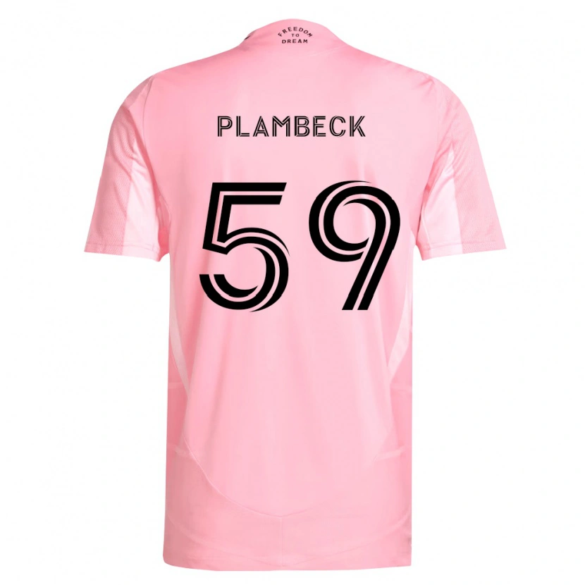 Danxen Kid Preston Plambeck #59 Pink Black Home Jersey 2026/27 T-Shirt