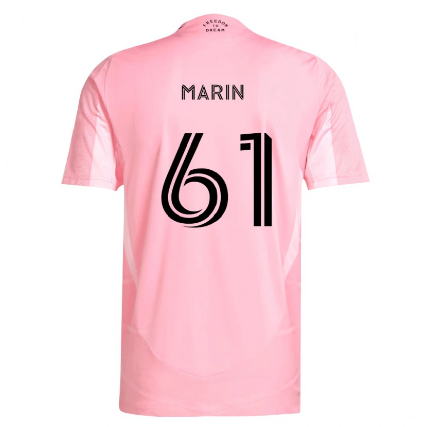 Danxen Kid Matias Marin #61 Pink Black Home Jersey 2026/27 T-Shirt