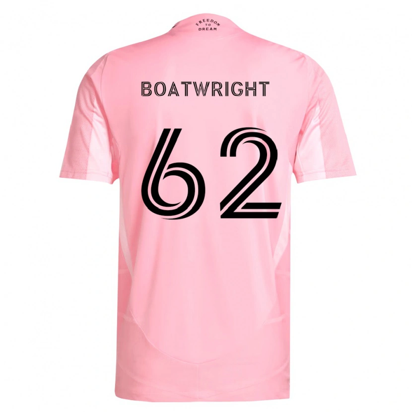 Danxen Kid Israel Boatwright #62 Pink Black Home Jersey 2026/27 T-Shirt