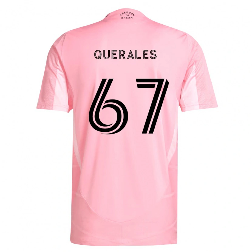 Danxen Kid Arturo Querales #67 Pink Black Home Jersey 2026/27 T-Shirt