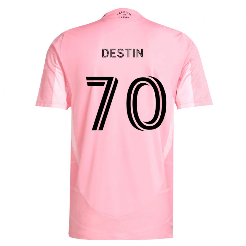 Danxen Kid Bryan Destin #70 Pink Black Home Jersey 2026/27 T-Shirt