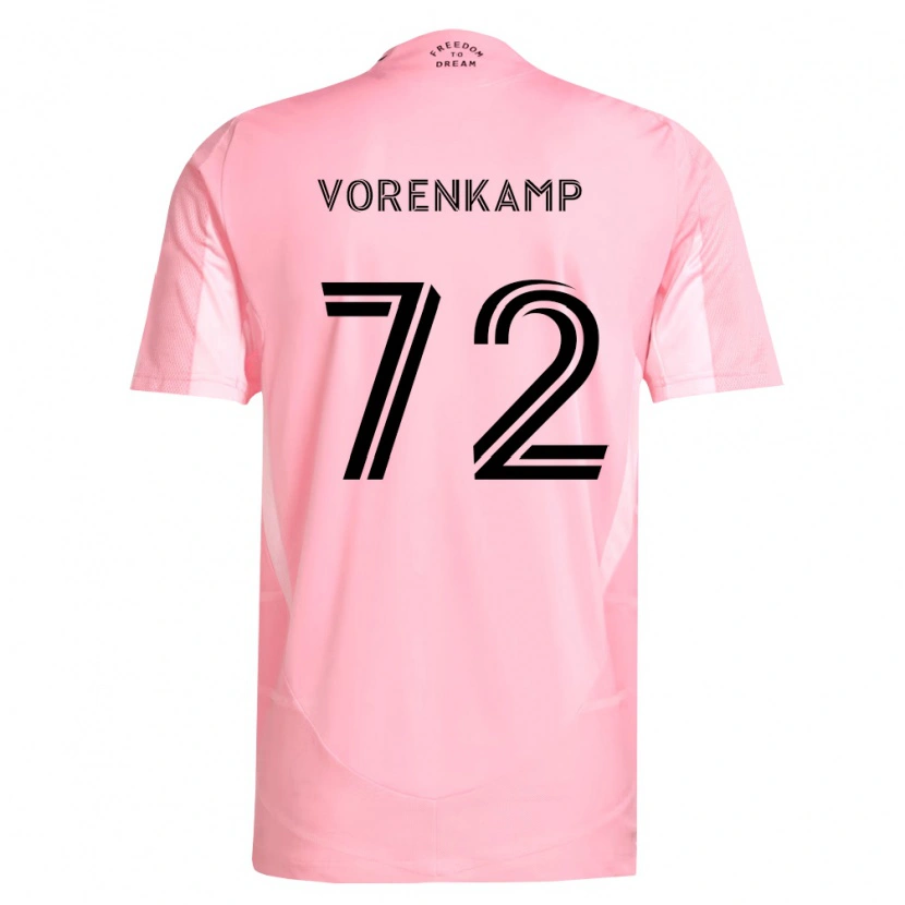 Danxen Kid Theo Vorenkamp #72 Pink Black Home Jersey 2026/27 T-Shirt