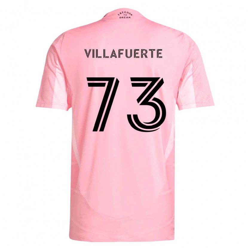 Danxen Kid Kendry Villafuerte #73 Pink Black Home Jersey 2026/27 T-Shirt