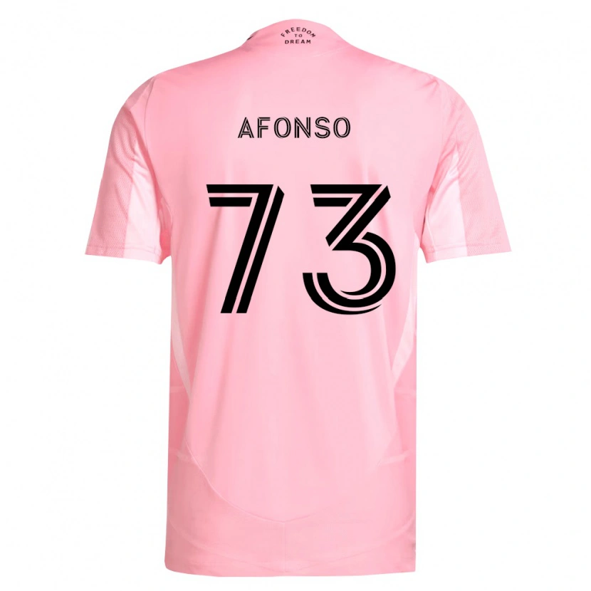 Danxen Kid Leo Afonso #73 Pink Black Home Jersey 2026/27 T-Shirt