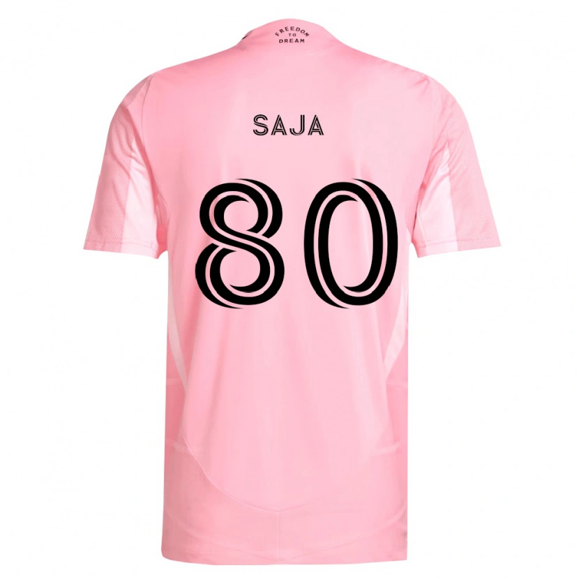Danxen Kid Mateo Saja #80 Pink Black Home Jersey 2026/27 T-Shirt