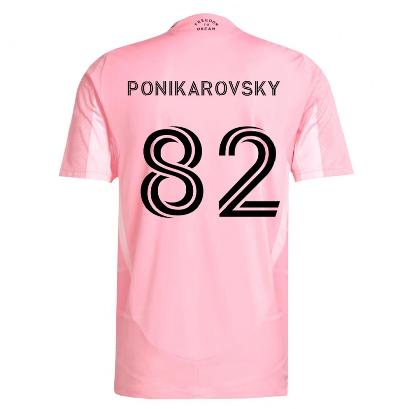 Danxen Kid Max Ponikarovsky #82 Pink Black Home Jersey 2026/27 T-Shirt