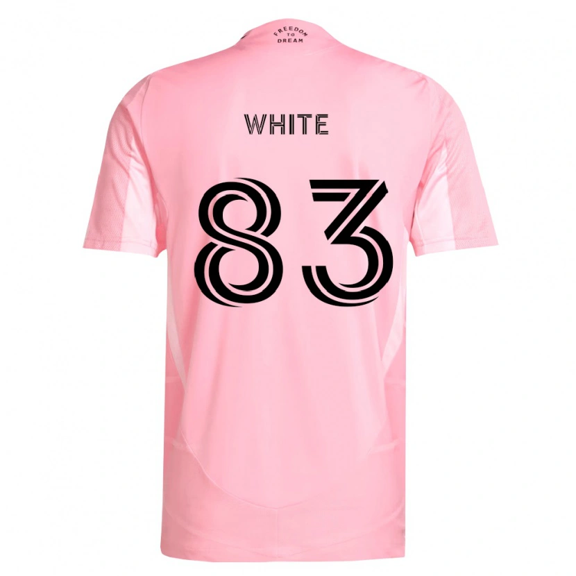 Danxen Kid Rondell White #83 Pink Black Home Jersey 2026/27 T-Shirt