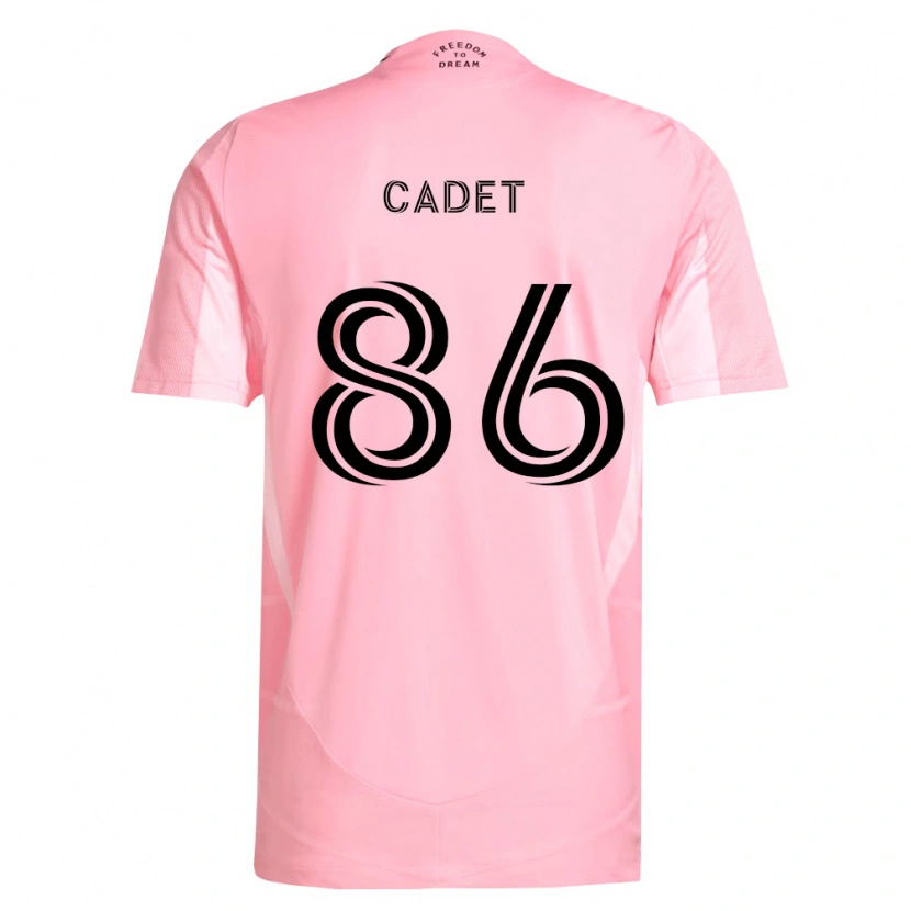 Danxen Kid Zidane Cadet #86 Pink Black Home Jersey 2026/27 T-Shirt