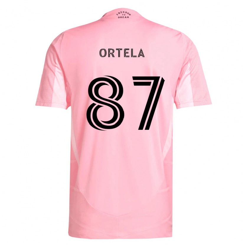 Danxen Kid Jerremy Ortela #87 Pink Black Home Jersey 2026/27 T-Shirt