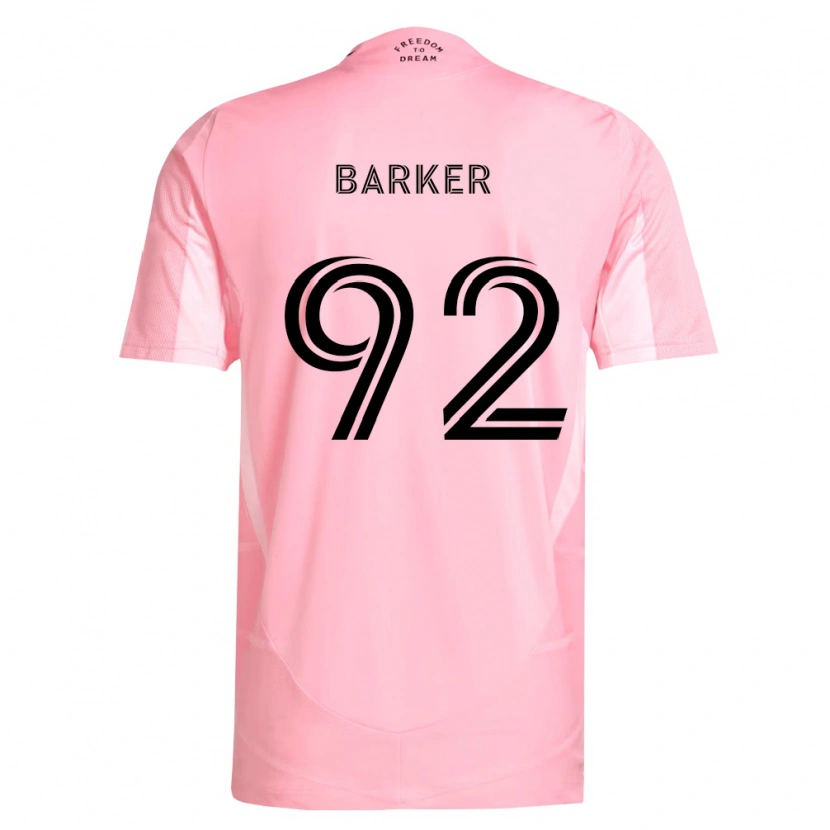Danxen Kid Lucas Barker #92 Pink Black Home Jersey 2026/27 T-Shirt