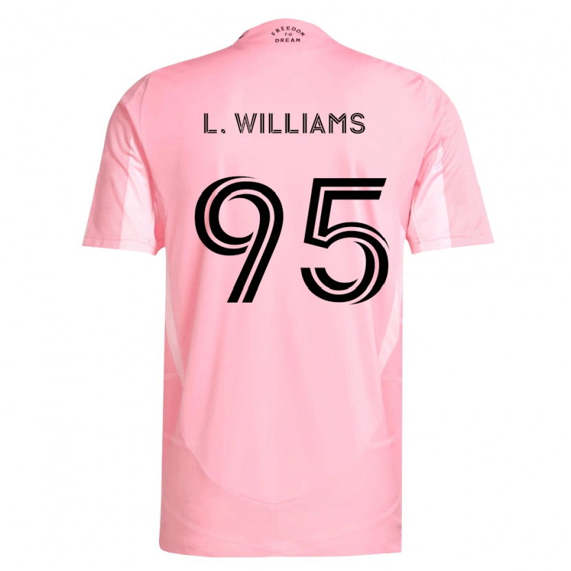 Danxen Kid Levi Williams #95 Pink Black Home Jersey 2026/27 T-Shirt