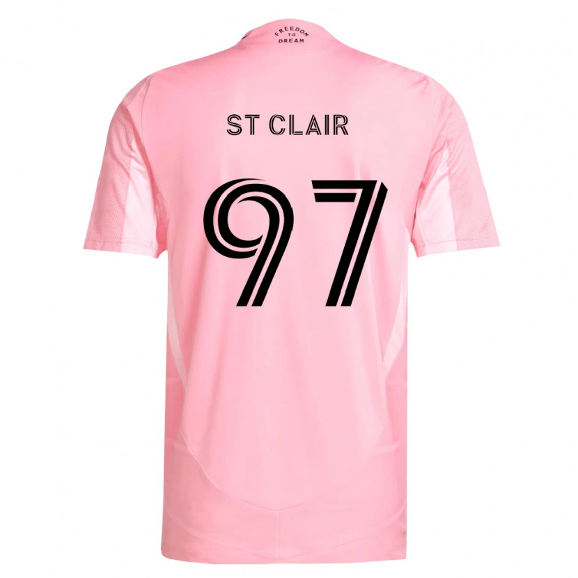 Danxen Kid Dayne St. Clair #97 Pink Black Home Jersey 2026/27 T-Shirt