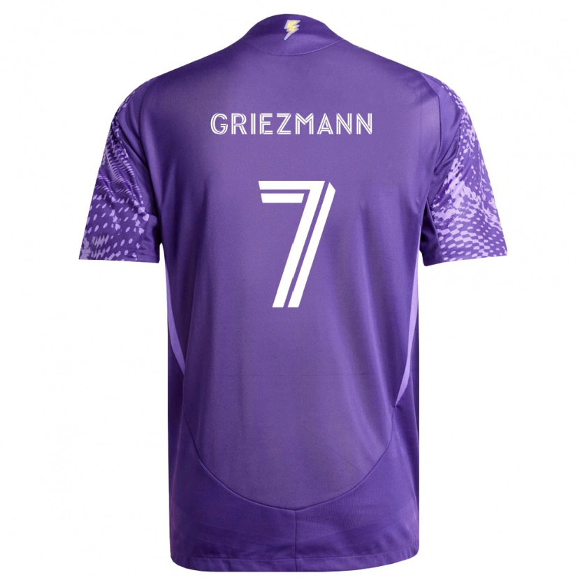 Danxen Kid Antoine Griezmann #7 Purple White Home Jersey 2026/27 T-Shirt