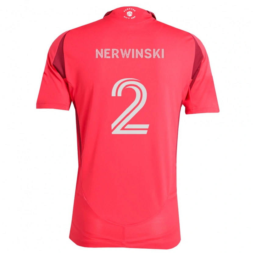 Danxen Kid Jake Nerwinski #2 Magenta White Home Jersey 2026/27 T-Shirt