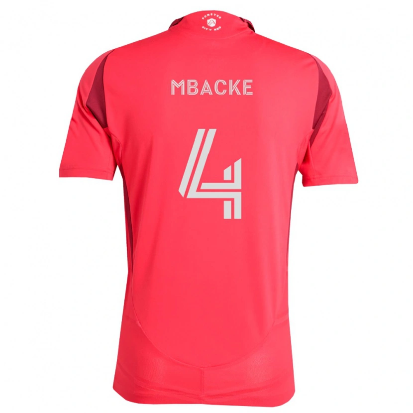 Danxen Kid Mamadou Mbacke #4 Magenta White Home Jersey 2026/27 T-Shirt