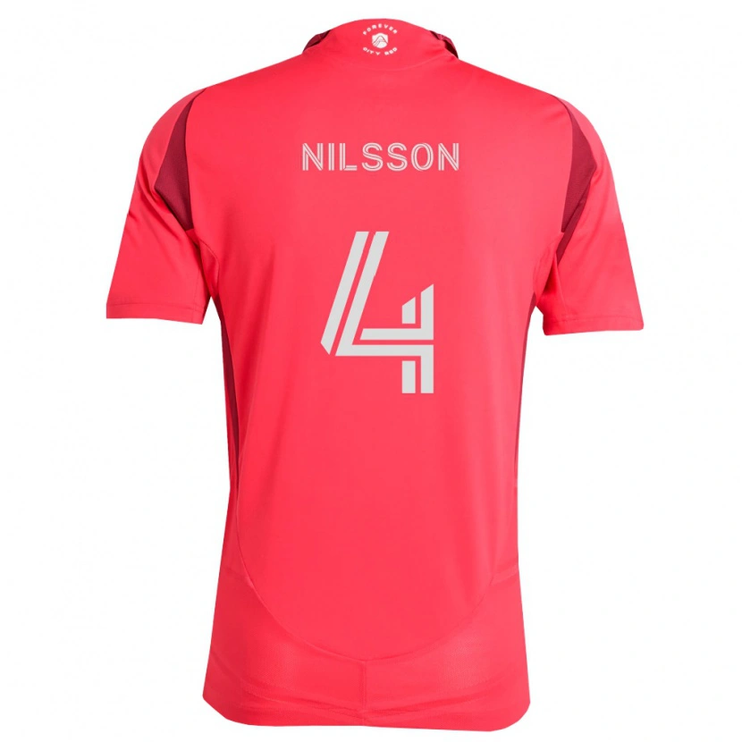 Danxen Kid Joakim Nilsson #4 Magenta White Home Jersey 2026/27 T-Shirt