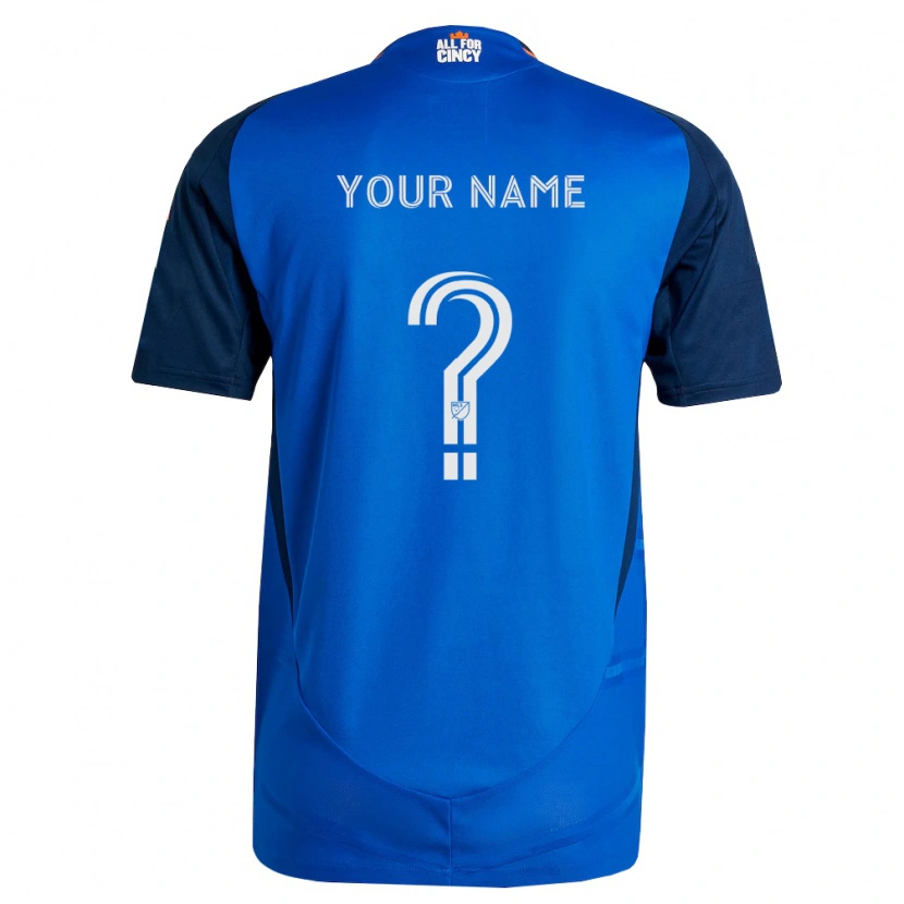 Danxen Kid Your Name #0 Royal Blue Orange Home Jersey 2026/27 T-Shirt