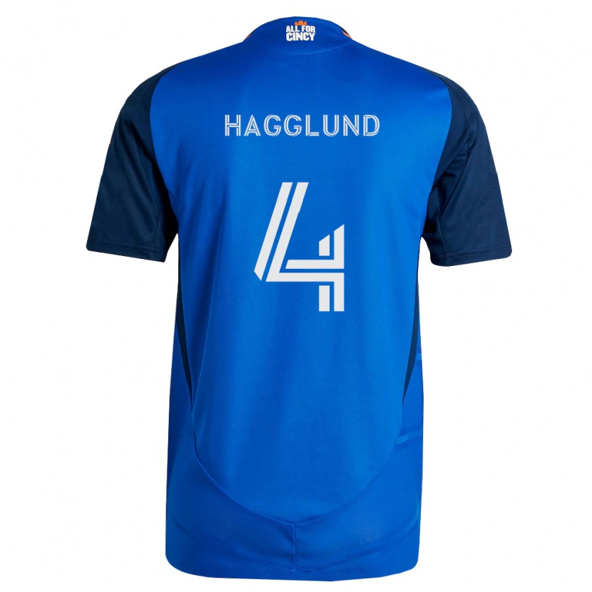 Danxen Kid Nick Hagglund #4 Royal Blue Orange Home Jersey 2026/27 T-Shirt