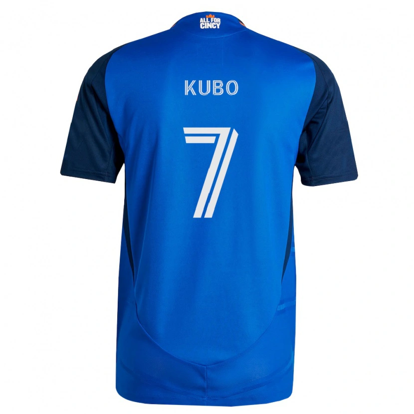 Danxen Kid Yuya Kubo #7 Royal Blue Orange Home Jersey 2026/27 T-Shirt