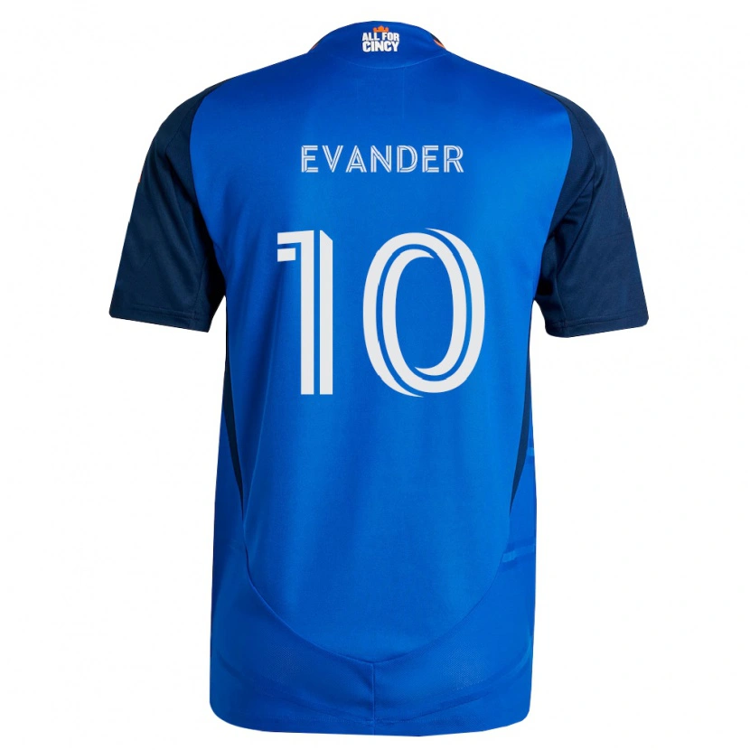Danxen Kid Evander Da Silva Ferreira #10 Royal Blue Orange Home Jersey 2026/27 T-Shirt