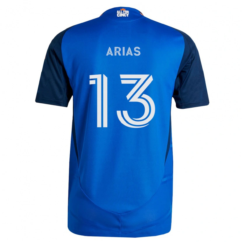 Danxen Kid Santiago Arias #13 Royal Blue Orange Home Jersey 2026/27 T-Shirt