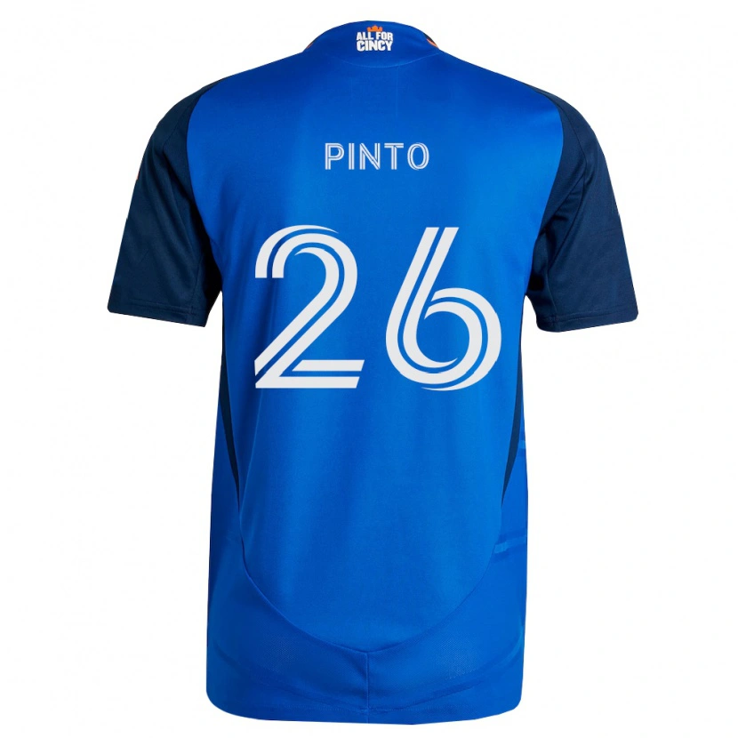 Danxen Kid Malik Pinto #26 Royal Blue Orange Home Jersey 2026/27 T-Shirt