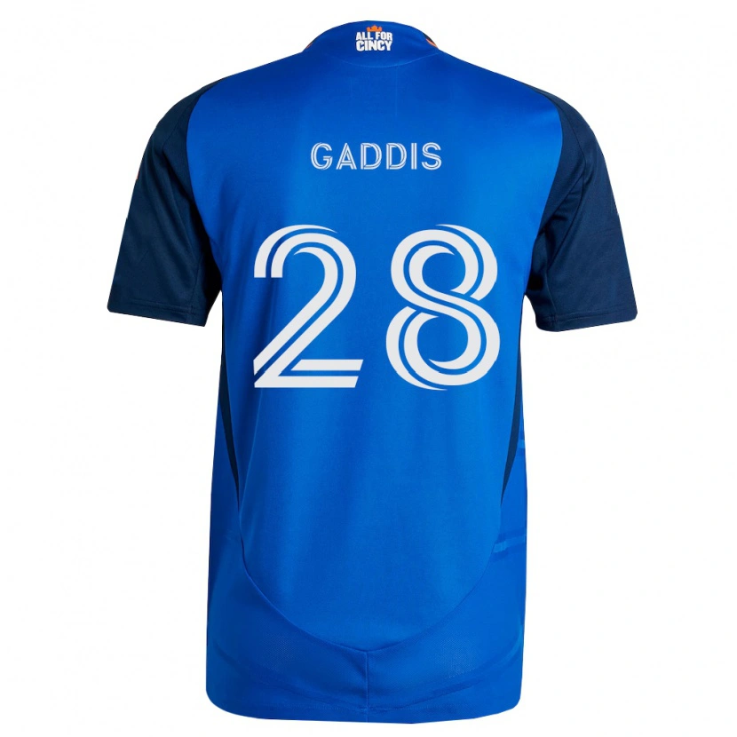 Danxen Kid Raymon Gaddis #28 Royal Blue Orange Home Jersey 2026/27 T-Shirt