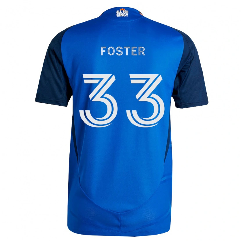 Danxen Kid Isaiah Foster #33 Royal Blue Orange Home Jersey 2026/27 T-Shirt