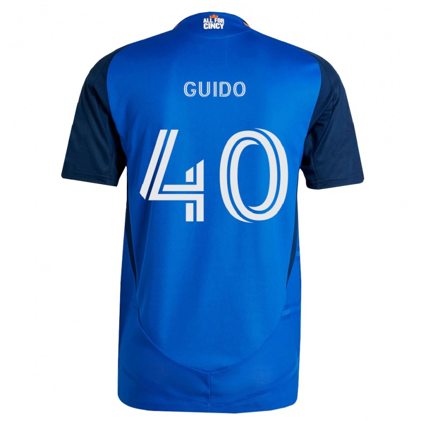 Danxen Kid Alejandro Guido #40 Royal Blue Orange Home Jersey 2026/27 T-Shirt