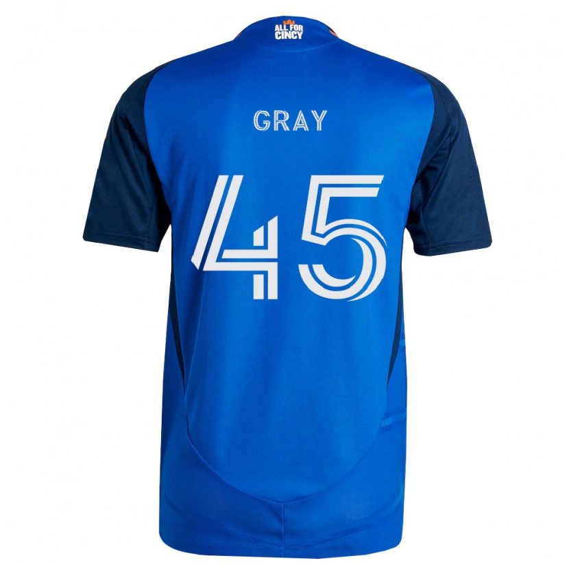 Danxen Kid Nathan Gray #45 Royal Blue Orange Home Jersey 2026/27 T-Shirt