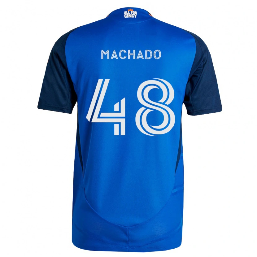 Danxen Kid Juan Machado #48 Royal Blue Orange Home Jersey 2026/27 T-Shirt