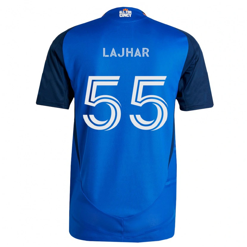 Danxen Kid Ayoub Lajhar #55 Royal Blue Orange Home Jersey 2026/27 T-Shirt