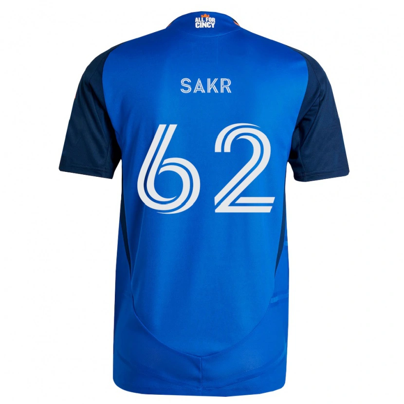 Danxen Kid Ali Sakr #62 Royal Blue Orange Home Jersey 2026/27 T-Shirt
