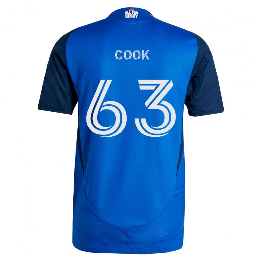Danxen Kid Steel Cook #63 Royal Blue Orange Home Jersey 2026/27 T-Shirt