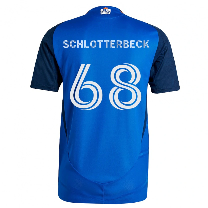 Danxen Kid Ryan Schlotterbeck #68 Royal Blue Orange Home Jersey 2026/27 T-Shirt