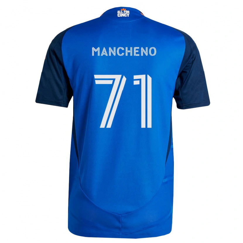 Danxen Kid Cristian Mancheno #71 Royal Blue Orange Home Jersey 2026/27 T-Shirt