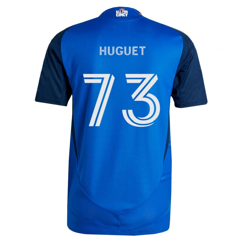 Danxen Kid Gaël Huguet #73 Royal Blue Orange Home Jersey 2026/27 T-Shirt