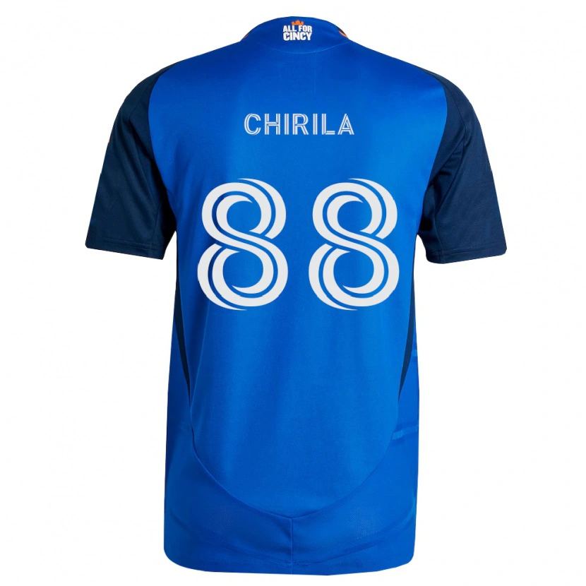Danxen Kid Andrei Chirilă #88 Royal Blue Orange Home Jersey 2026/27 T-Shirt
