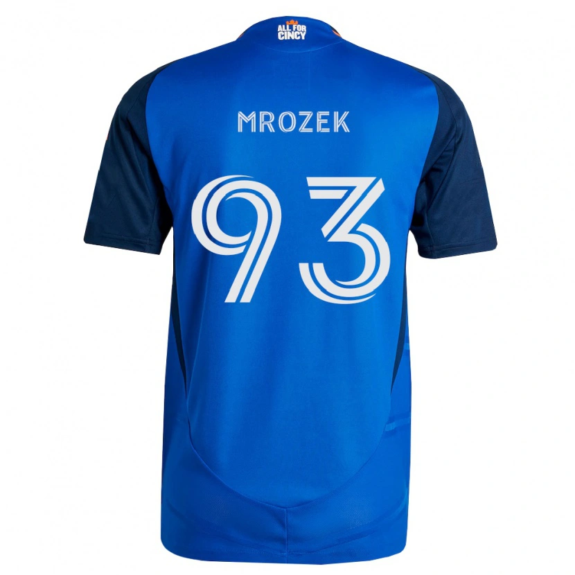 Danxen Kid Fabian Mrozek #93 Royal Blue Orange Home Jersey 2026/27 T-Shirt