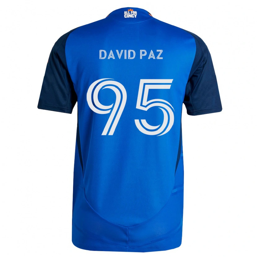 Danxen Kid David Paz #95 Royal Blue Orange Home Jersey 2026/27 T-Shirt