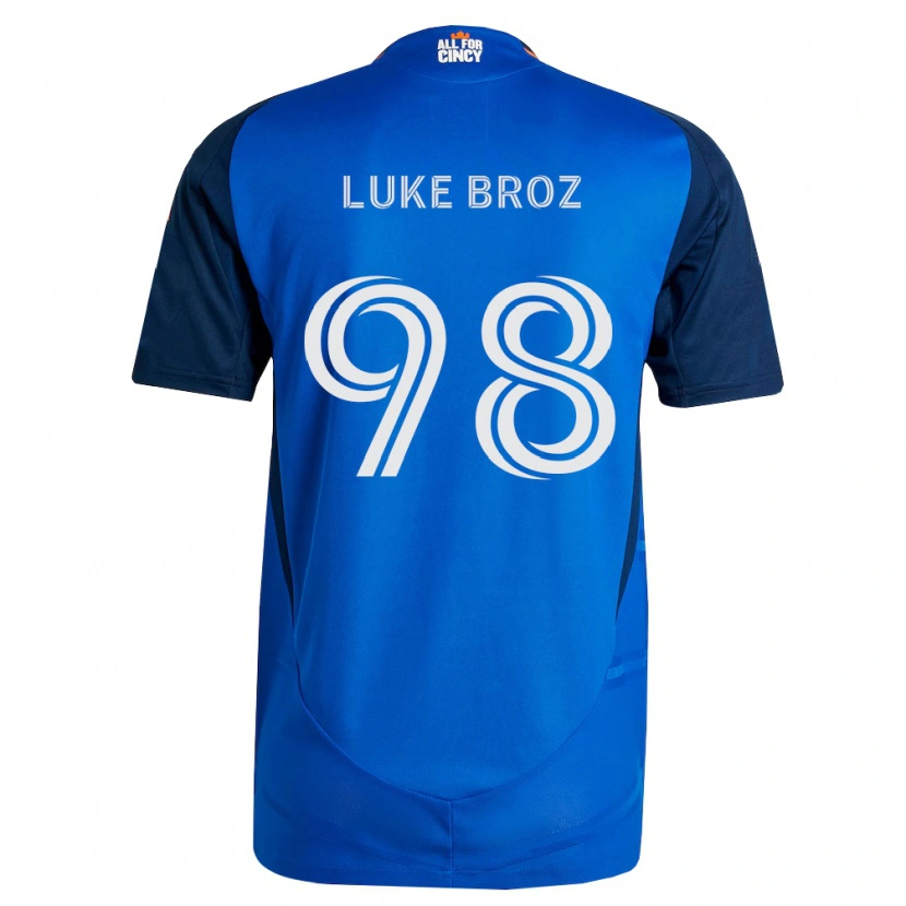 Danxen Kid Luke Broz #98 Royal Blue Orange Home Jersey 2026/27 T-Shirt