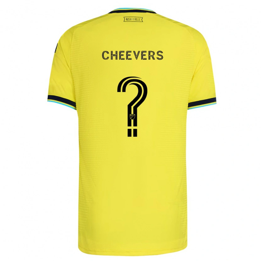 Danxen Kid Scott Cheevers #0 Bright Yellow Navy Blue Home Jersey 2026/27 T-Shirt